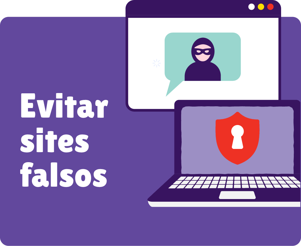 Como evitar sites falsos