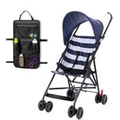 Kit De Carrinho De Passeio - Navy e Organizador Travel Bag - Multikids