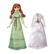 Boneca Frozen 2 Disney Anna Troca De Roupa 2 Vestido