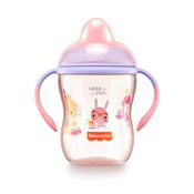 Copo De Treinamento - Bico Semi - Rígido - Rosa Glitter - Fisher-Price - Multikids