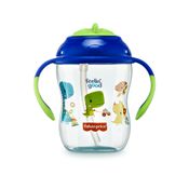 Copo De Treinamento Com Canudo - Azul Blueberry - Fisher-Price - Multikids
