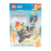 Livro Infantil - Lego City - Combatendo as Chamas - Happy Books