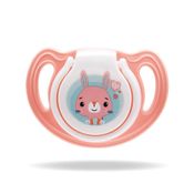 Chupeta Soft - Tam 2 - Rosa - Case Esterilizador - Fisher-Price - Multikids