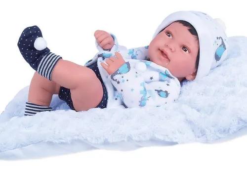 Bebê Reborn Menino Realista 100% Silicone 57cm - Erick - Ri Happy