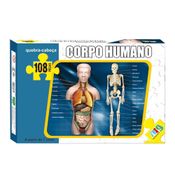 Quebra-Cabeça  Corpo Humano  108 peças - Nig