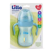 Mamadeira com Alça - 240ml - Super Evolution - Primeiros Passos - Azul - Lillo