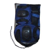 Conjunto de Proteção - Skateboard e Rollers - Azul e Preto - 3 Peças - Bel Fix - G