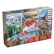 Quebra-Cabeça - Paisagens do Japão - 6000 Peças - Grow