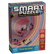 Quebra-Cabeça - Smart Puzzle - Túnel de Cores - 655 Peças - Grow