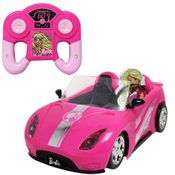 Veículo de Controle Remoto - Deluxe Carro da Barbie - Barbie - Candide