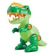 Toy Rex Verde - Dinossauro com Mecanismo de Som - Samba Toys