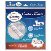 Cueiro de Luxo Azul para Menino - Xadrez - Sortido - Cremer