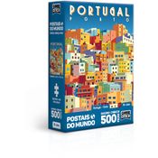 Quebra-Cabeça - 500 Peças Nano - Postais do Mundo - Portugal - Porto - Toyster