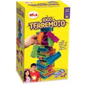 Jogo Terremoto - Maria Clara e JP - 48 Blocos - Número de Jogadores 2 a 4 - Elka