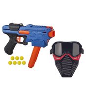 Kit Nerf - Lançador Rival Finisher XX 700 com Máscara de Proteção Vermelha - Hasbro