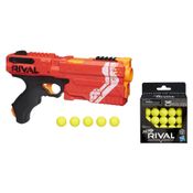Kit Nerf - Lançador Rival Kronos Vermelha e Refil com 25 Bolinhas - Hasbro
