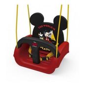 Balanco Infantil Disney Mickey Com Encosto Regulavel 3 Em 1