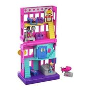 Polly Pocket Pollyville Micro Lojas Lanchonete 4 Andares