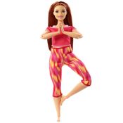 Boneca - Barbie - Fashionista - Feita Para Mexer - Vermelho - Mattel