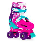 Patins Clássico Ajustável - Unicórnio - P - Rosa - Astro Toys