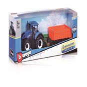 Carro em Miniatura – Farm Family Tractor - New Holland - Burago