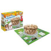 Jogo - Brincando de Engenheiro - Construção Temática - Coliseu - 65 Peças - Xalingo
