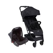 Carrinho com Bebê Conforto Travel System Yupi Preto - Voyage