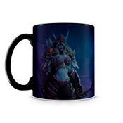 Caneca World Of Warcraft Sylvanas II Preta