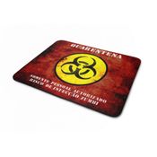 Mousepad Zumbi Aviso Quarentena