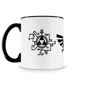 Caneca Legend Of Zelda Icones Preta