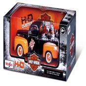 Caminhonete Miniatura - Harley Davidson - 1:24 1948 Ford F-1 Pickup - Preto