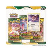 Cards Pokémon - Blister Triplo - Eevee - Céus em Evolução - Copag