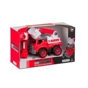 Veículo de Controle Remoto - City Machine - Caminhão de Bombeiros Resgate - Multikids