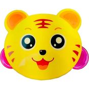 Pandeiro Infantil Animais - Brinquedo Pandeirin Animal Fofinho - Amarelo