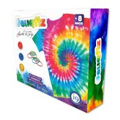 Kit de Pintura - EuQFiz - Camiseta Tie-Die - Tam P - I9 Brinquedos