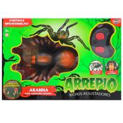 Aranha com Controle Remoto - Infravermelho - Arrepio - Bichos Assustadores - Toyng