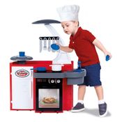 Cozinha Classic Infantil Cotiplás 2 em 1 Vermelha 2437