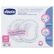 Discos Absorventes para Seios - Antibacteriano - 30 Unidades - Chicco