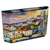 Quebra-Cabeça - 750 Peças - Islândia - 30 cm x 84 cm - Grow