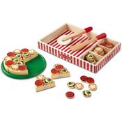 Acessórios de Casinha - Festa Pizza - Madeira - Melissa And Doug