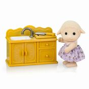 Sylvanian Families - Conjunto Irmã Ovelha com Cozinha - Epoch