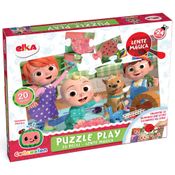 Quebra-Cabeça - Cocomelon - 20 Peças - Puzzle Play - Lente Mágica - Elka
