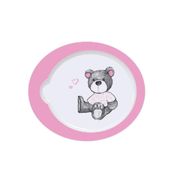 Pratinho De Alimentação Toddler Urso - Rosa - Minimi