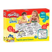 Tapete para Colorir Playdoh com Giz e Apagador - Fun