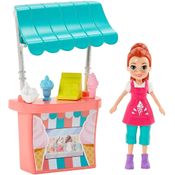 Polly Pocket Boneca Lila Barraca De Sorvetes - Mattel Gwd84