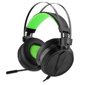 Headset Gamer Athos Led 53mm Preto/Verde  T-RGH302 - T-Dagger