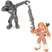 Fortnite - Mini Figuras com 2 - Mission Specialist e Dark Voyager - Fun