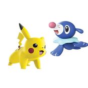 Pokemon - Bonecos Pikachu e Popplio - Dtc