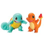 Pokemon - Mini Figuras - Squirtle Vs Charmander