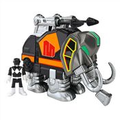 Imaginext - Power Rangers Zord Rangers - Ranger Preto e Zord Mastodonte Chj07